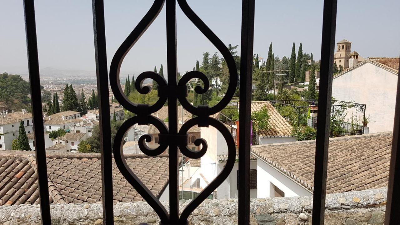 Cueva Albaicin Granada Avec Vue Sur L'Alhambra Villa Exterior photo